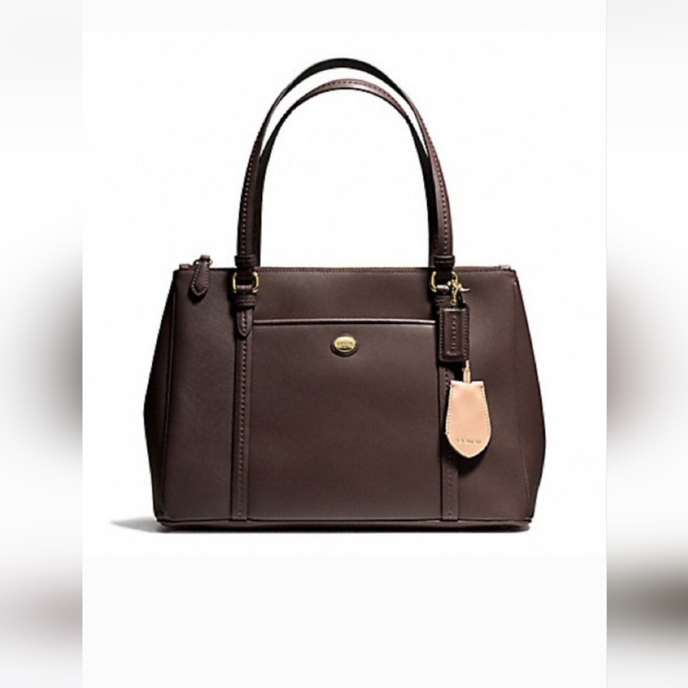 COACH Peyton Leather Carry all Handbag